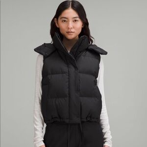 lululemon wonder puff cropped vest